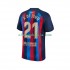 Camisola FC Barcelona Frenkie de Jong 21 Homem Equipamento Primeiro 2022-2023 Manga Curta